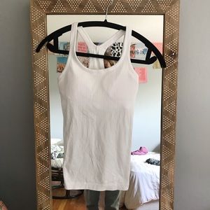 lululemon white ebb to street tank